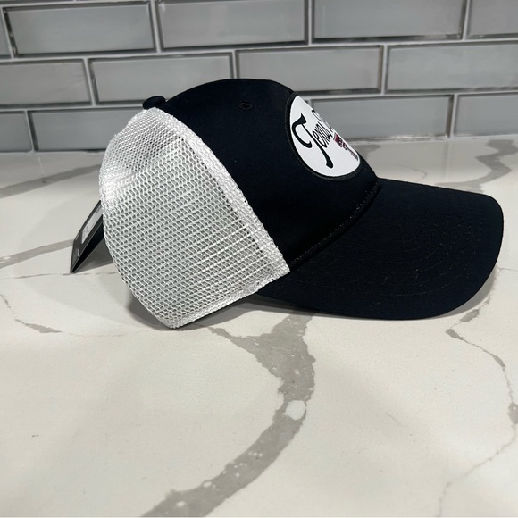 UA Texas Tech Red Raiders Hat Cap Snap Back Black Patch Logo Mesh Trucker Hat - Picture 3 of 8